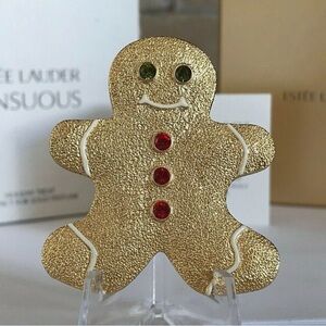 ESTEE LAUDER PARFUM COMPACT 2008 HOLIDAY TREAT MIB PAIN D'ÉPICE SENSUEL HOMME